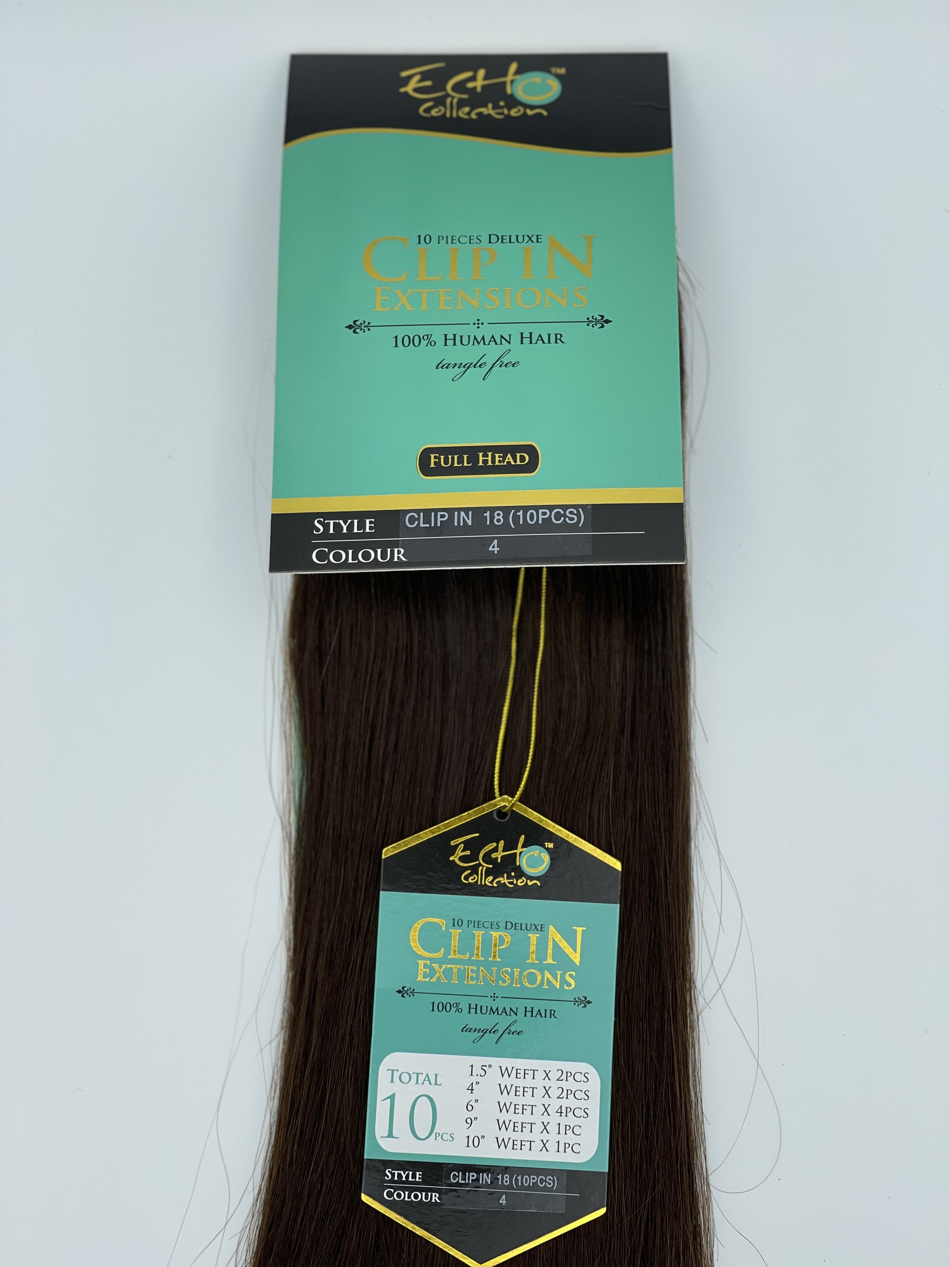 Clip In Echo European Weft - 18” Inch-The Cosmetologist beauty salon hull selling hair extensions
